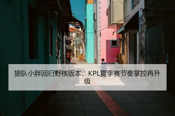 狼队小胖回归野核版本，KPL夏季赛节奏掌控再升级